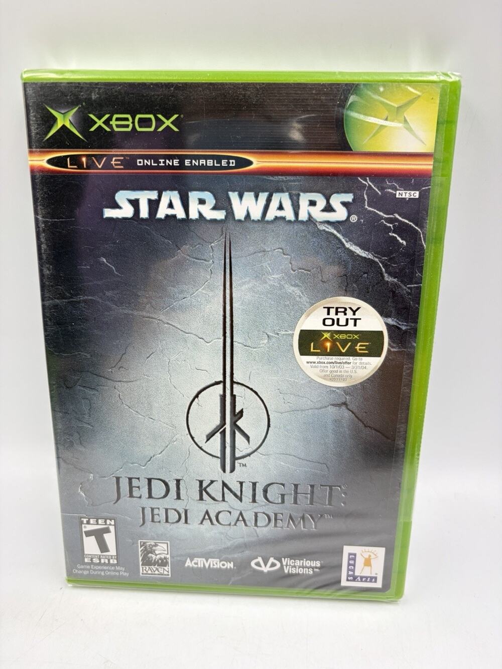 Jedi Knight Jedi Academy Xbox Brand New - SEALED